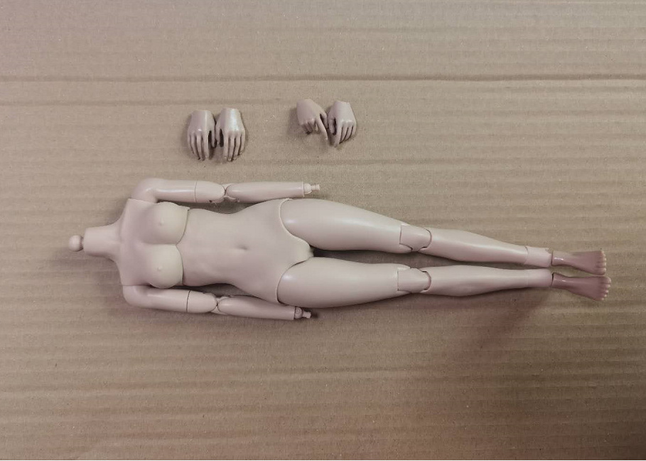 1/6 半包胶女素体 小麦色中胸/小胸