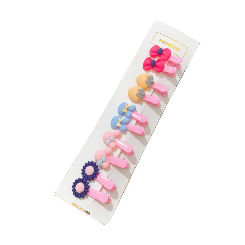 Cute Baby Fruit Blossom Barrettes Children Side Clip Bang Clip Girls Small Clip Hair Accessories