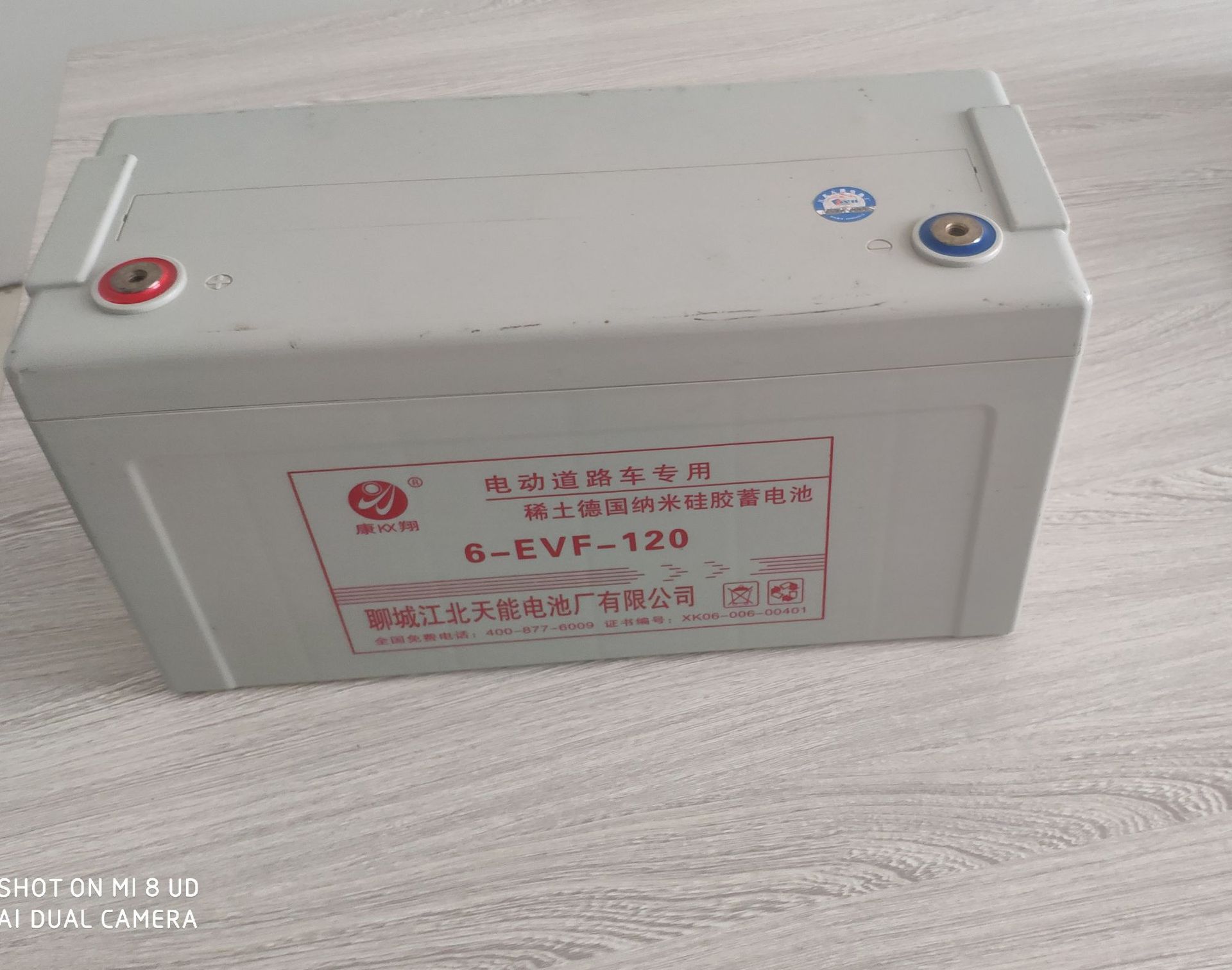 6-evf-120h12v120ah洗地机 雷军 大阳电动汽车蓄电池60v 72v