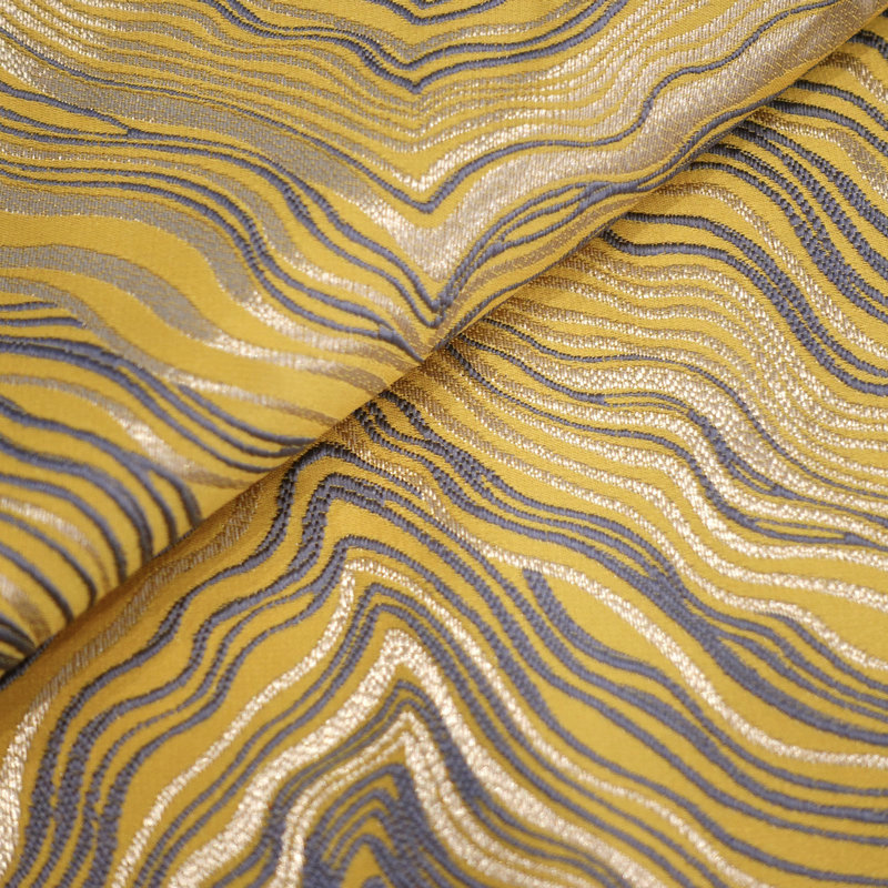 现代轻奢新中式高精密提花面料抱枕桌旗窗帘坐垫沙发红木家具面料