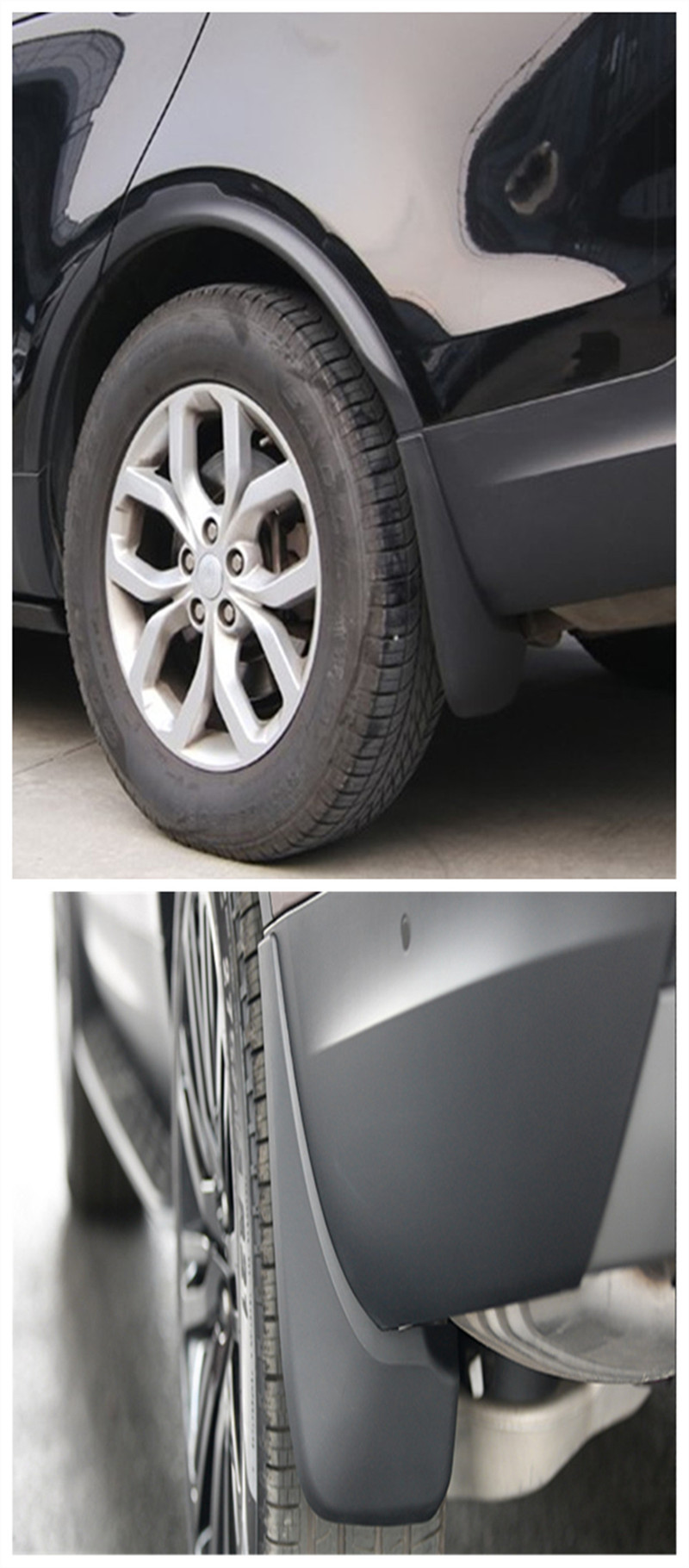 适用于路虎发现5挡泥板挡泥皮汽车改装装饰配件轮胎挡泥板