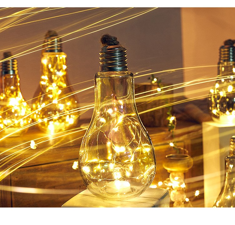 北欧ins小灯泡挂饰装饰墙面麻绳灯挂件卧室房间布置个性创意壁饰