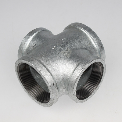 苏州丝扣四通 内螺纹镀锌四通 红太阳通径四通 玛钢管件水管接头