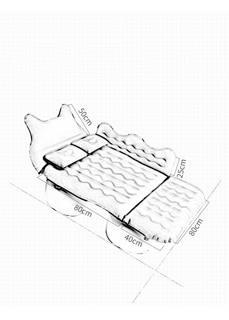 车载充气床汽车后排床垫车用旅行充气床垫suv轿车后排气垫睡觉床