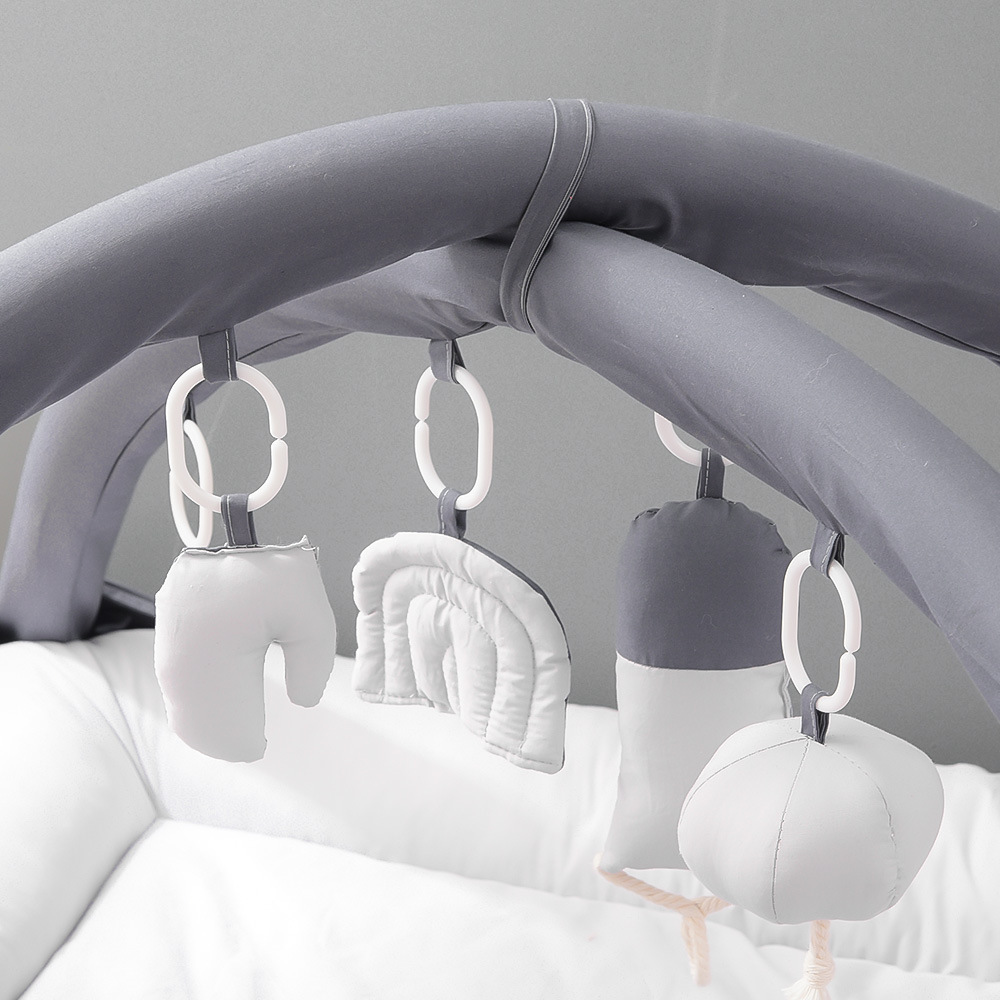 新品便携式婴儿床可移动bb仿生床 0-6月防压新生儿床中床一件代发