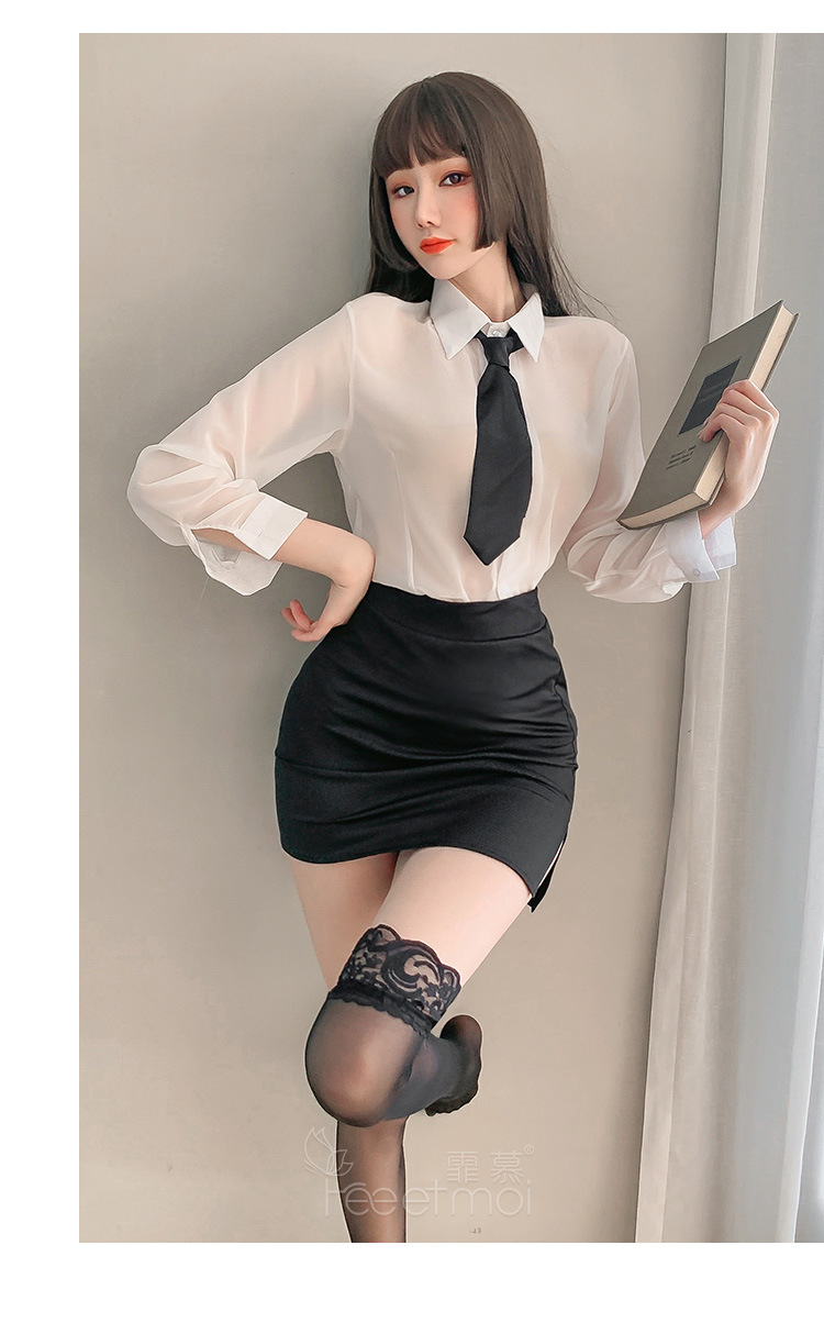 情趣内衣霏慕风情诱惑秘书性感制服诱惑套装性保健品代发批发6967