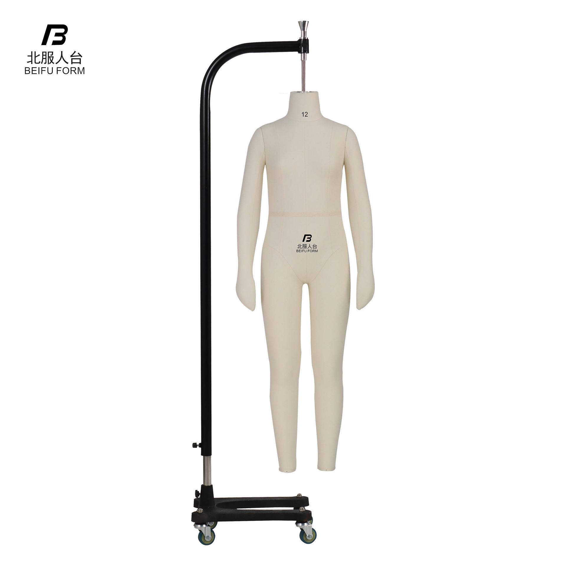 北服人台 美国码儿童全身人台 标准童体展示立体裁剪人台