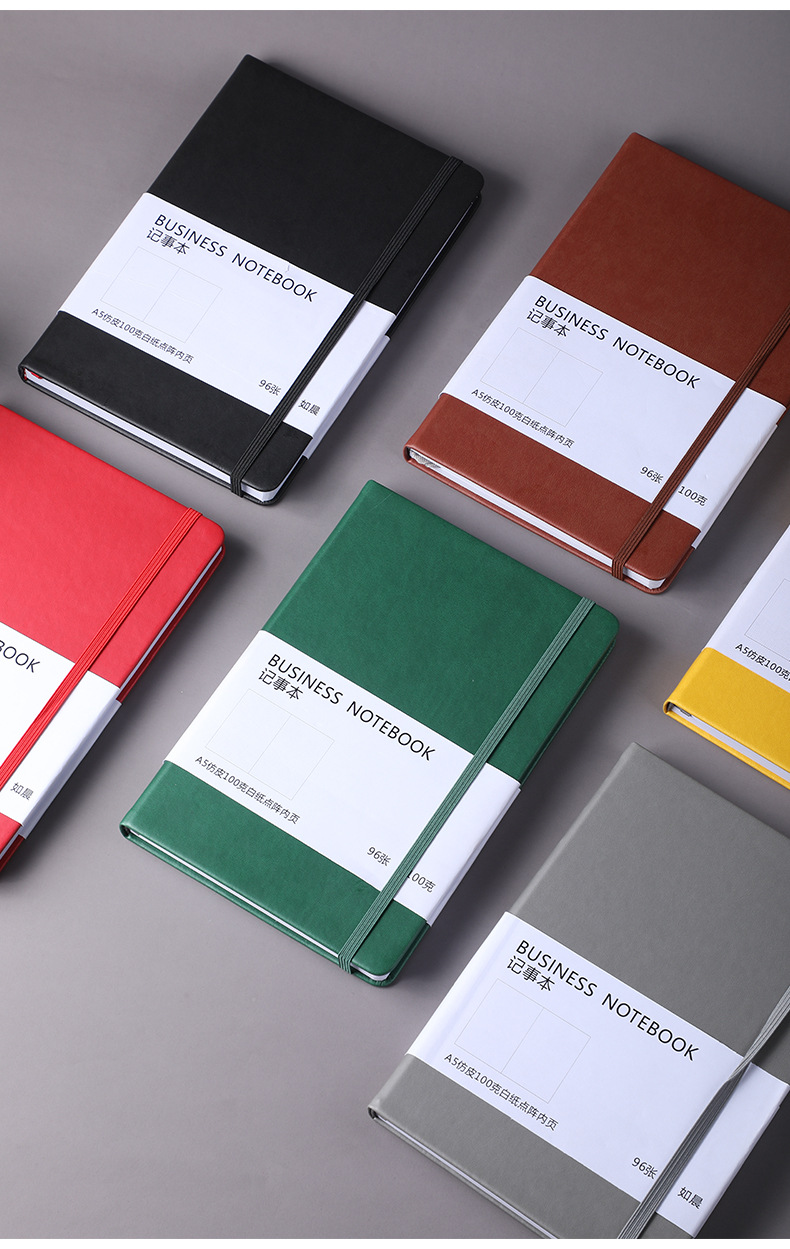 a5小清新文具笔记本 可装插笔绑带记事本 简约创意时尚日记本