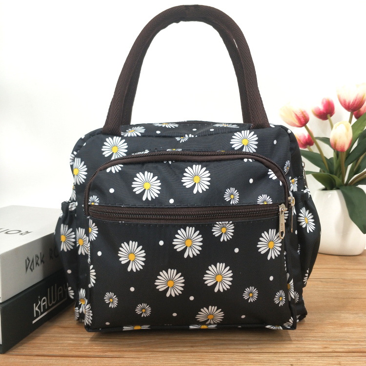 2021 Factory Spot Hand-Held Cosmetic Bag Women's Bag Large Capacity Lunch Bag Lunch Box Bag Mom Shopping Bag