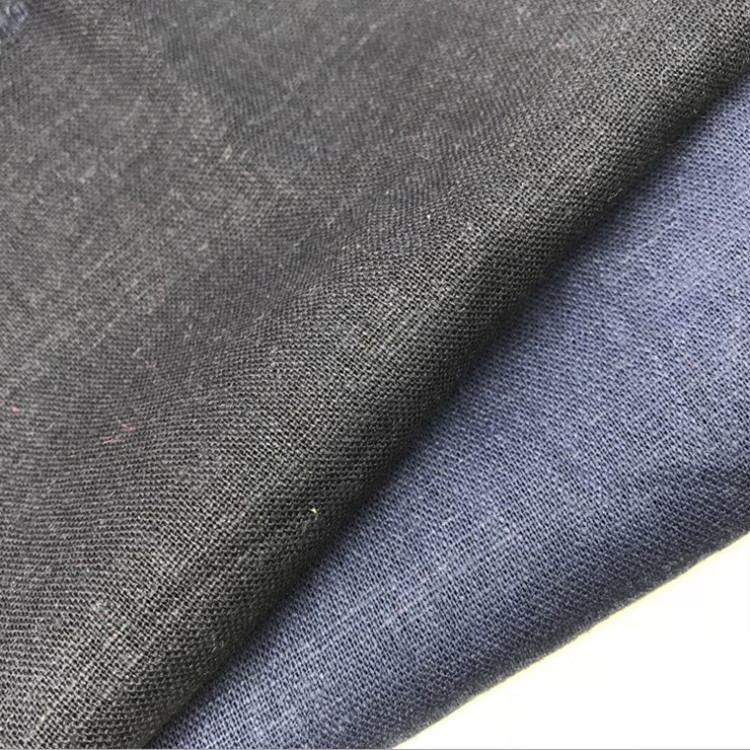 4438棉麻平纹面料 春夏季男女装面料 平纹麻 天然亚麻棉服装面料