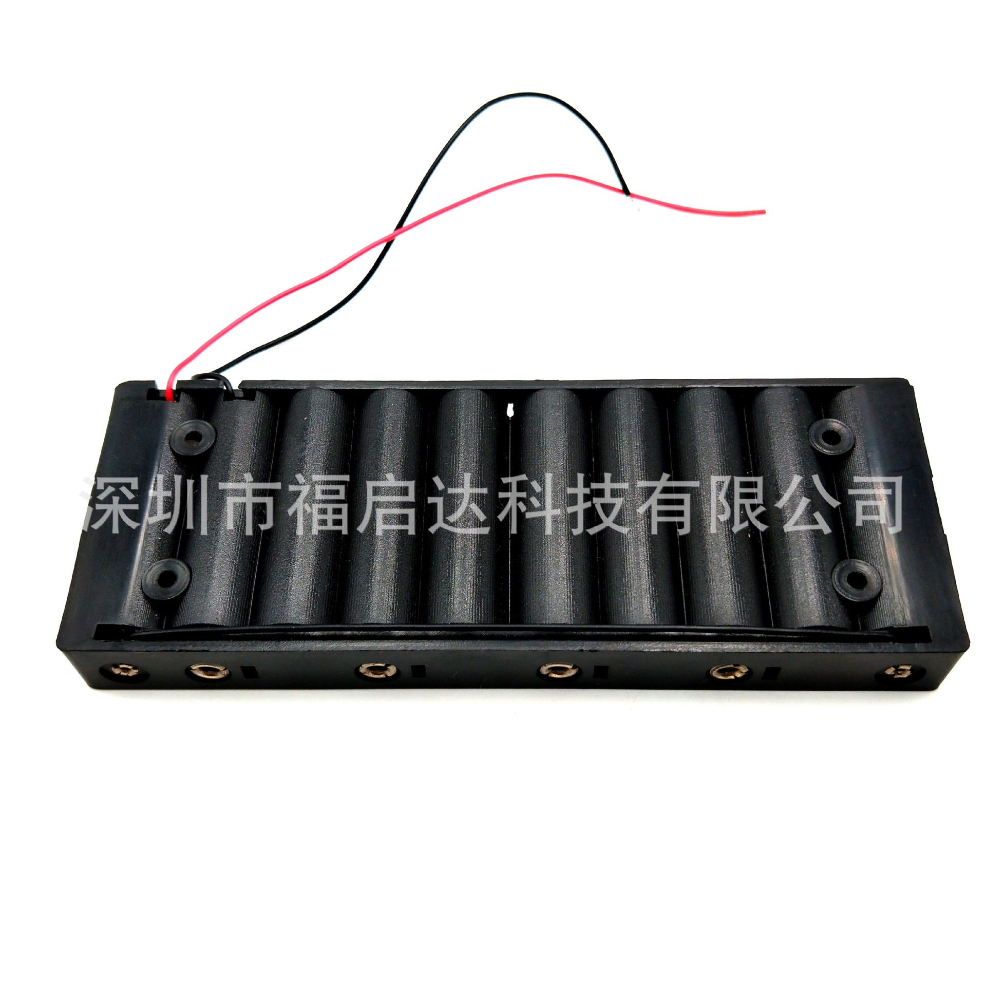 5号电池盒10节带线无盖串联电压15v 10aa 五号十节电池槽电池座