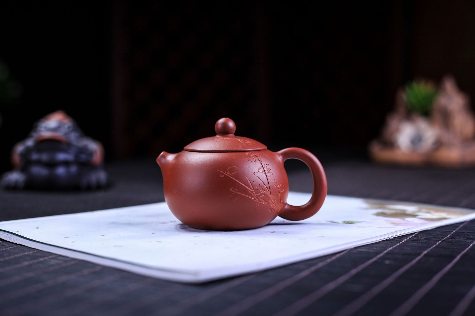 一件代发紫砂壶手工姜礼明原矿大红袍暗香西施壶功夫茶具厂家批发