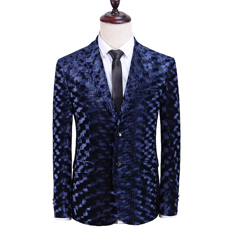 men suit【大码】秋冬新品 男士西装外套 演出服装-1914-p195