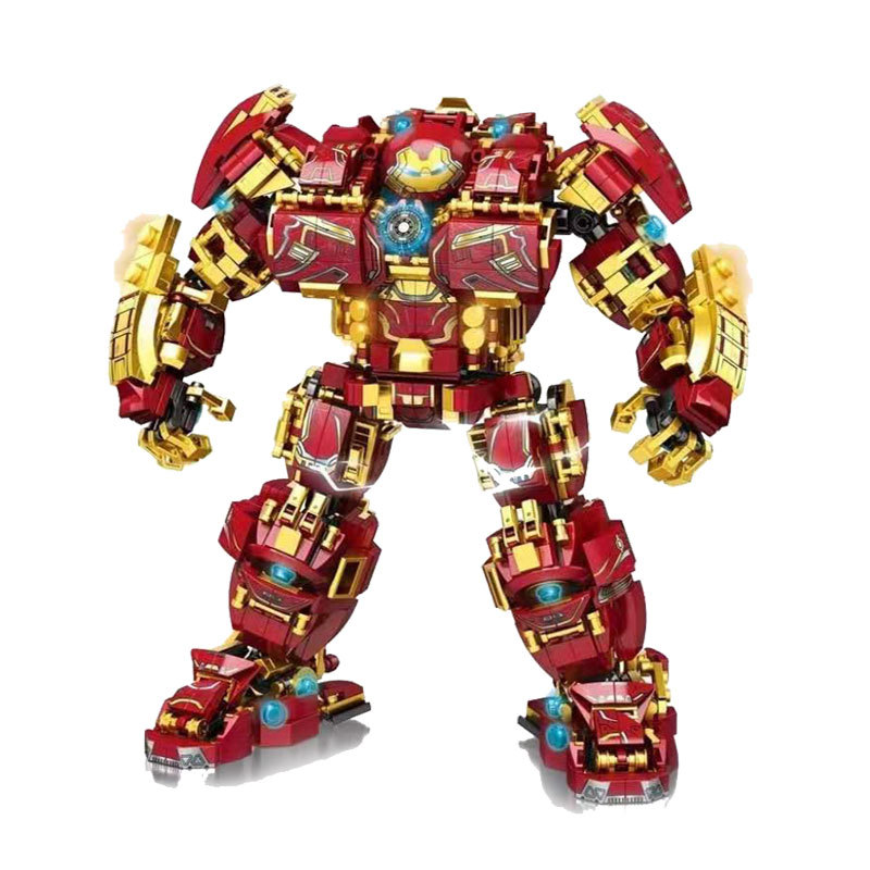 复仇者联盟反浩克76026兼容乐高玩具积木一件代发76060机甲战士