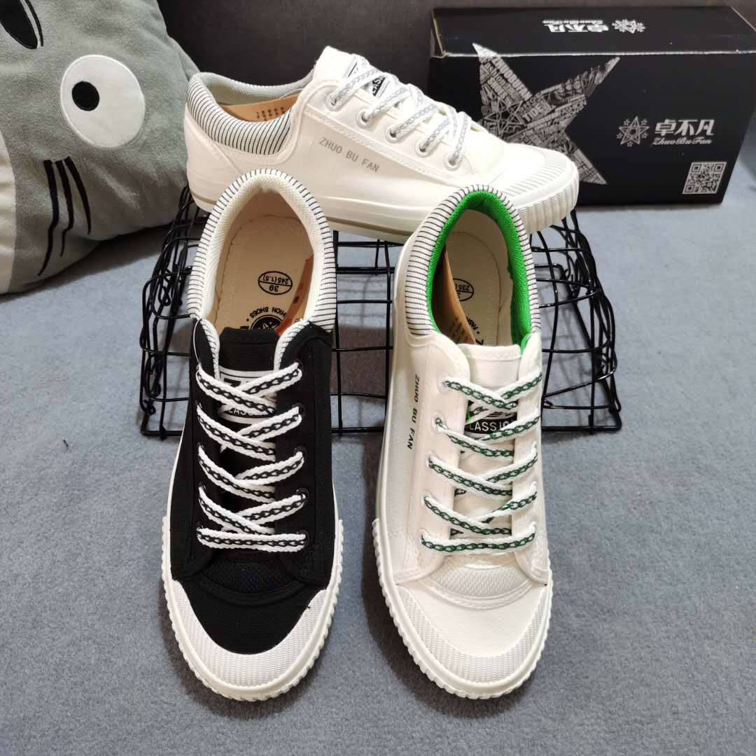 卓不凡品牌女鞋休闲运动鞋三次硫化鞋学生鞋潮鞋帆布鞋女