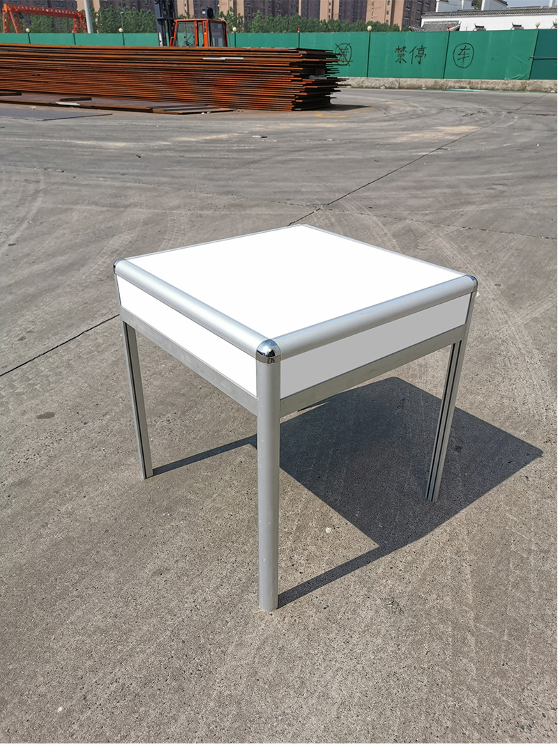 厂家直销展会咨询桌 展位前台桌 展会咨询洽谈桌 展会专用咨询桌