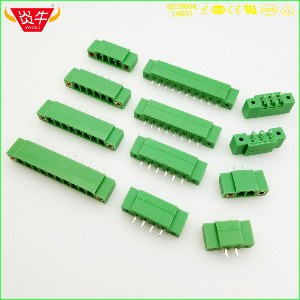 插拔式pcb接线端子排15edgvmkf2edgvm35mmmcv15gf连接器
