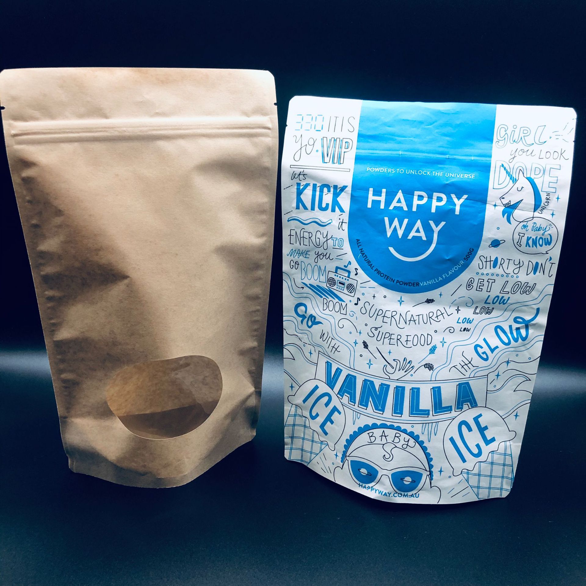 pla降解拉链复合包装袋可降解塑料包装袋 生物降解自封包装袋