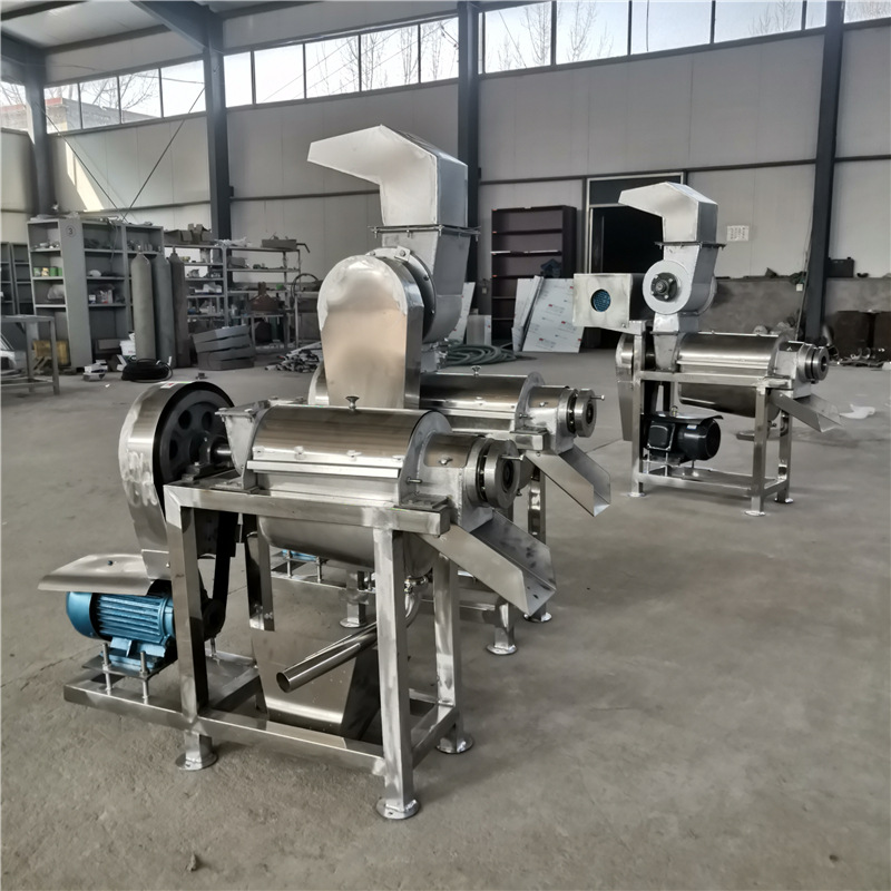 工业用水果蔬菜榨汁机 双螺旋生姜榨干机 不锈钢鸭梨榨汁机