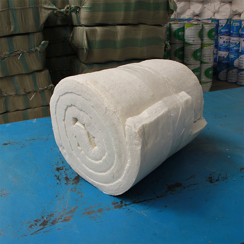 单面铝箔的硅酸铝针刺毯 阻燃含镐硅酸铝保温棉 2cm硅酸铝针刺毯