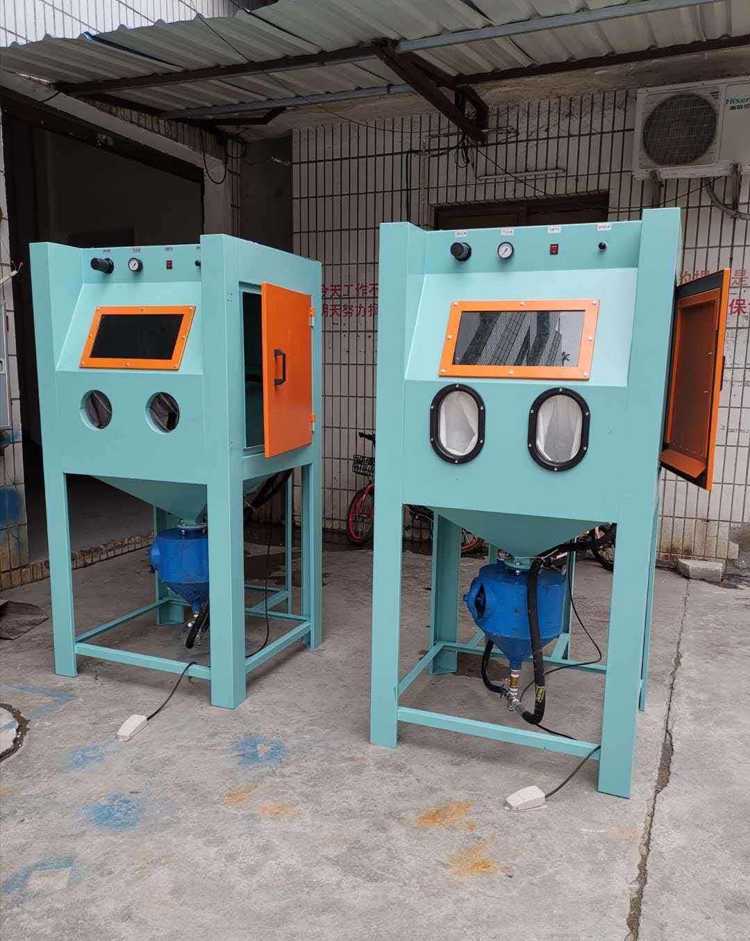 天耀除锈去氧化皮高压出啥量大高效率喷沙机小型自动喷砂设备