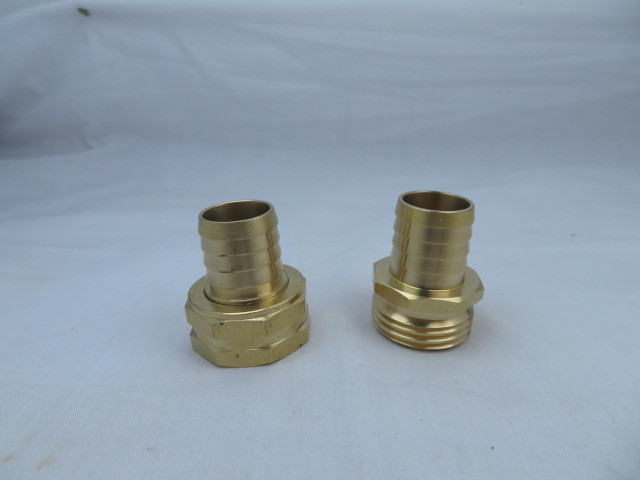 3/4美式花园水管接头 6分公头母头园林接头 洗车浇花pvc软管接头