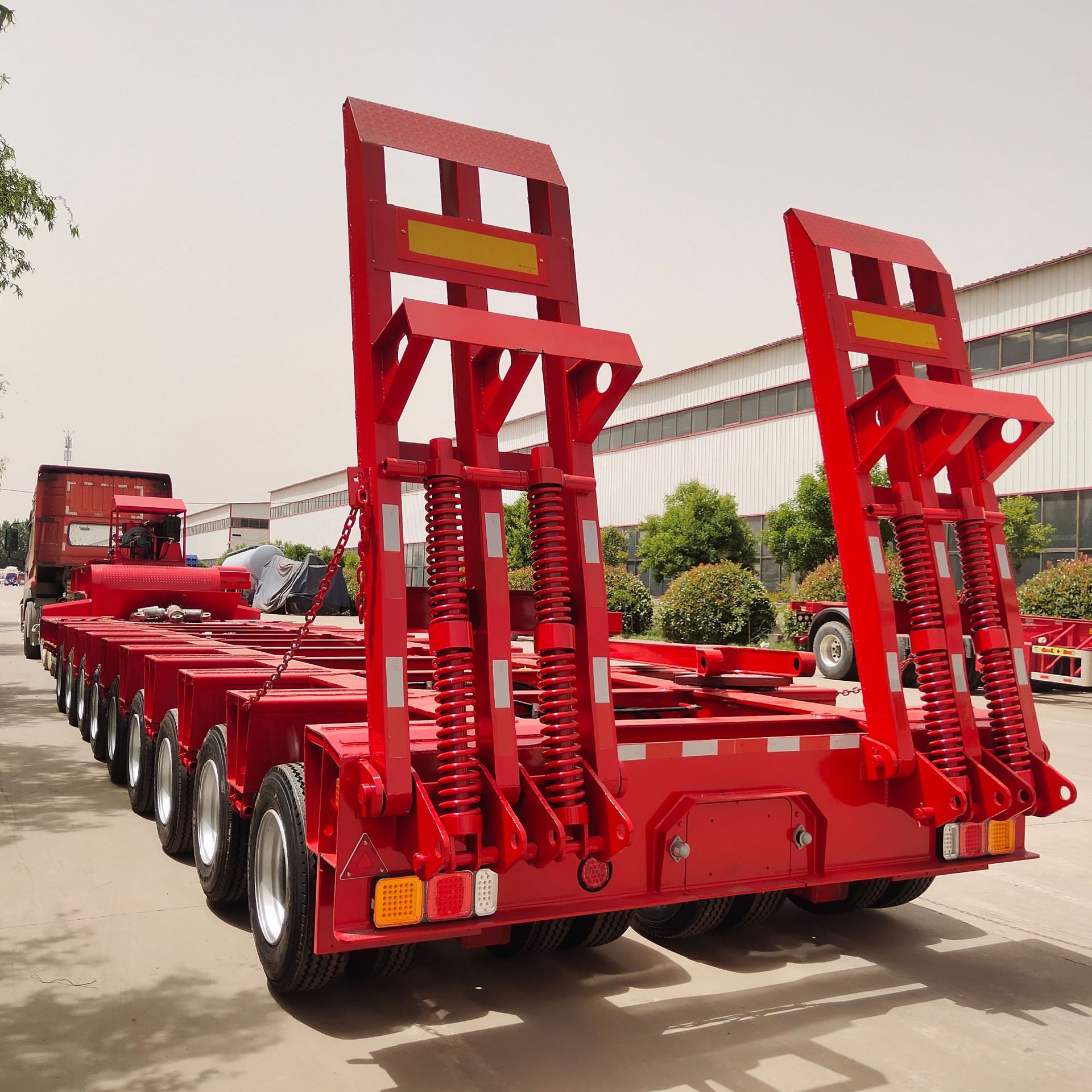 半挂车厂家经销制造|13米仓栏半挂车|挂车参数|轻量化高栏半挂车