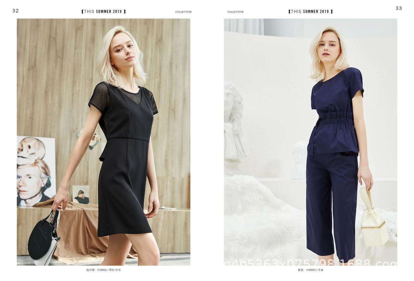 红雨鸶2020夏装广州木兰一线品牌折扣女装走份批发直播实体工厂店