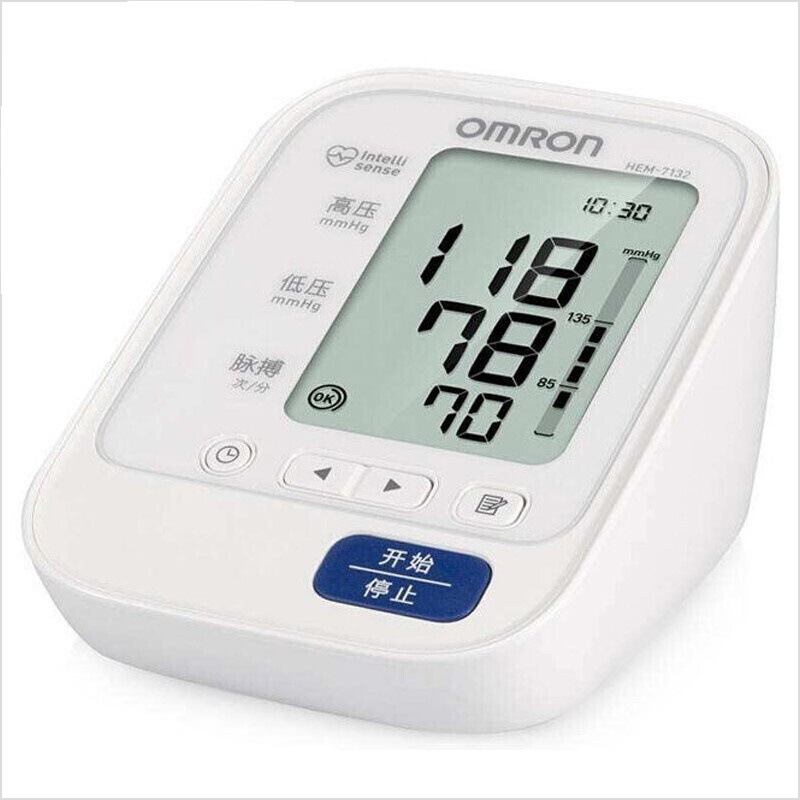 欧姆龙电子血压计hem-7134家用上臂全自动血压老人血压计