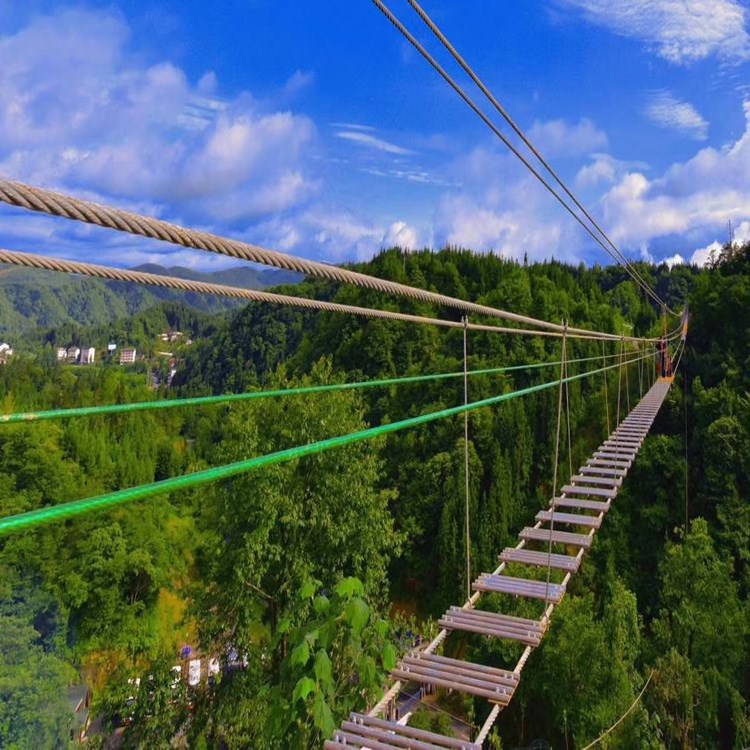 高空漫步网红步步惊心桥 户外项目 网红吊桥  景区项目