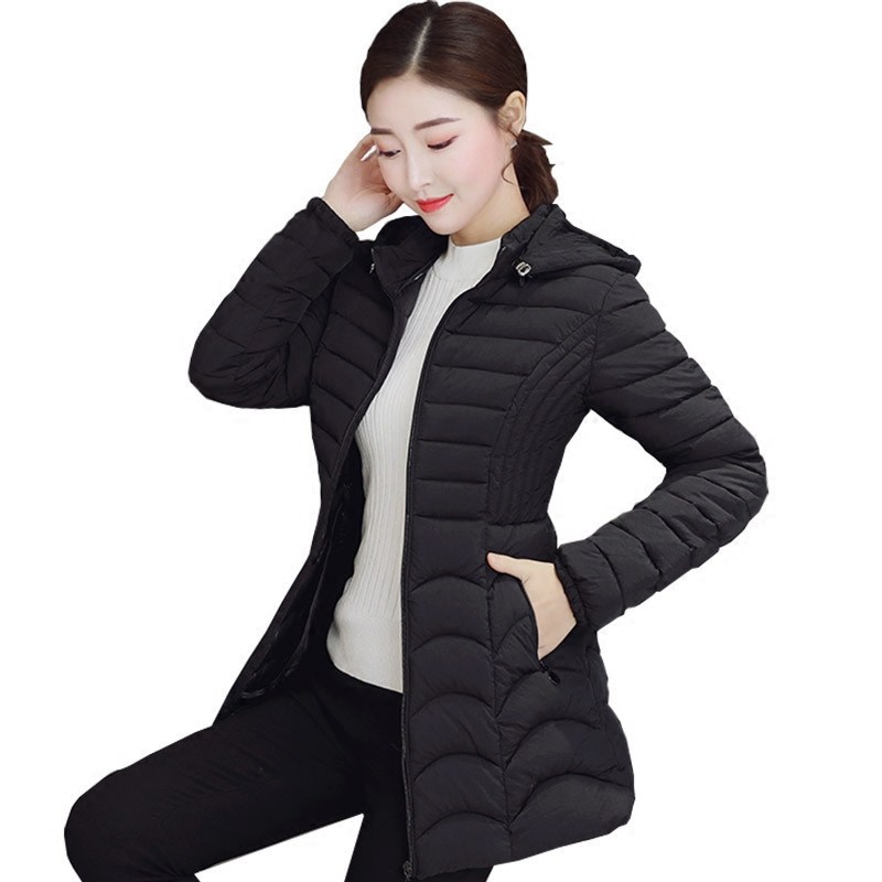 2020新款冬棉衣女中长款反季羽绒棉服修身大码妈妈装韩版棉袄外套