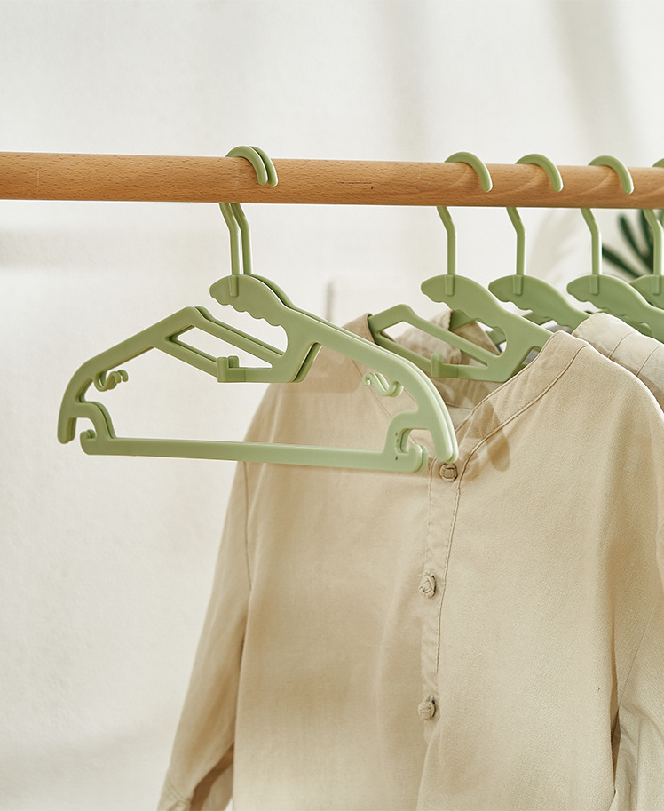 干湿两用无痕衣架 防滑晒衣架 衣柜衣挂 多功能塑料晾衣架