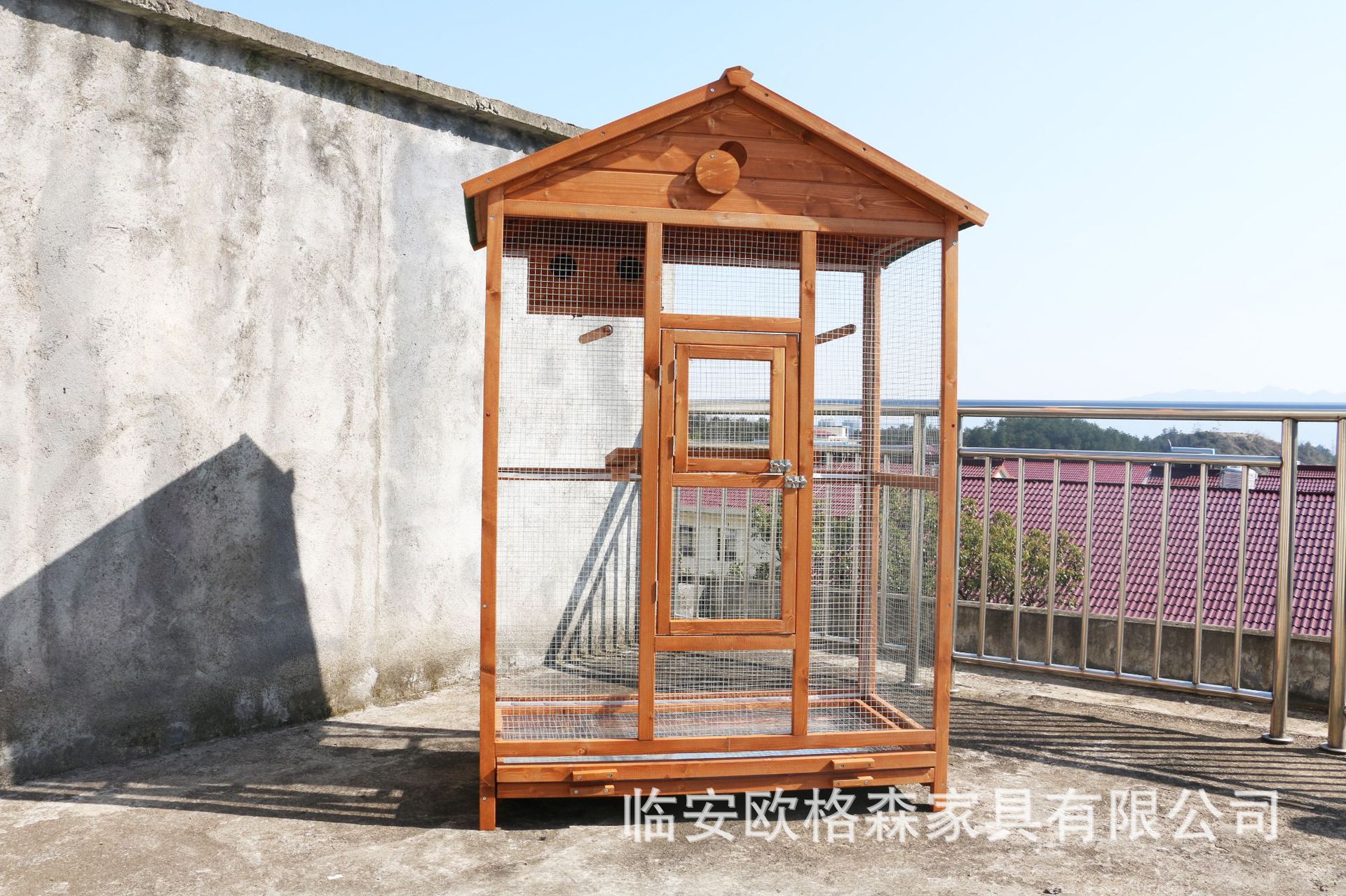 宠物鸟笼饲养箱长尾小鹦鹉育种筑巢鸟鸟舍木笼子箱鸟窝