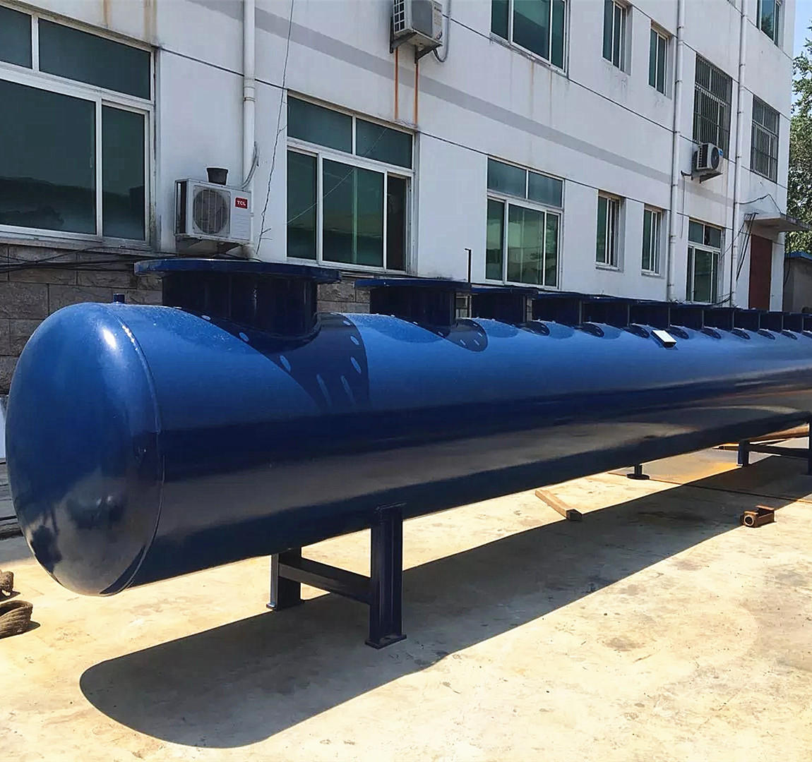 批发2022夏新款地暖管304不锈钢分水器大流量加厚地暖分水器分集水器