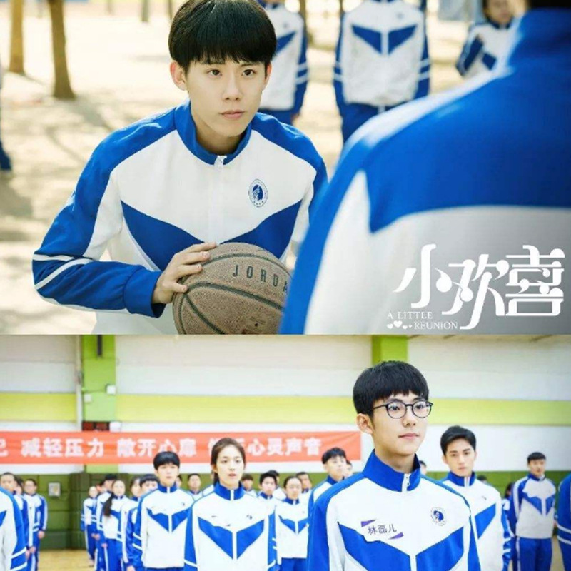 初高中学生校服小学生校服套装秋冬蓝白幼儿园园服小欢喜同款班服