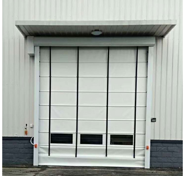 pvc快速卷帘门 厂家供应自动升降堆积门 现代车库快速卷帘门