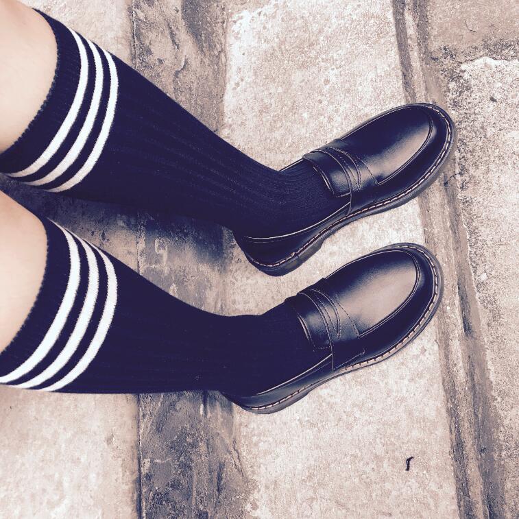 日系软妹小皮鞋女英伦风2020新款基础款jk制服正统乐福单鞋子