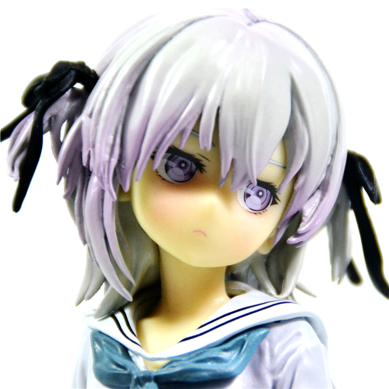 动漫手办女二次元美少女小萝莉原画椎名真白校服模型摆件figure