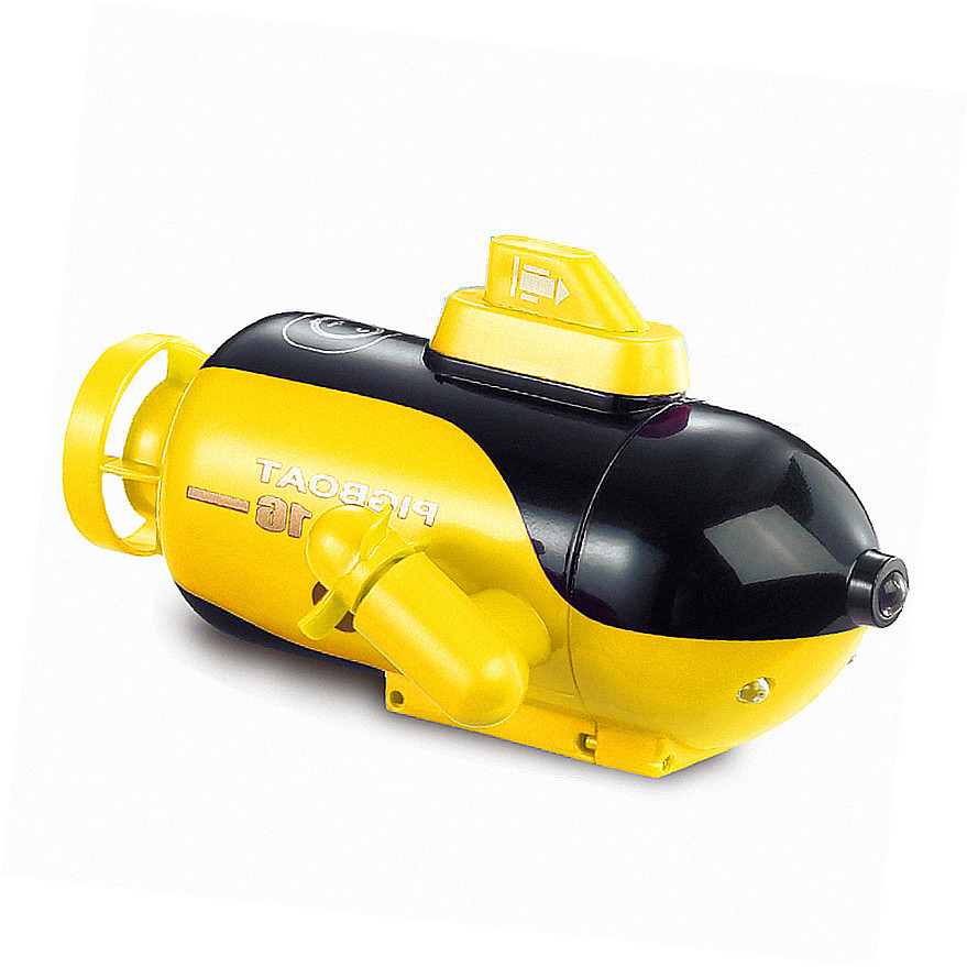 迷你四通遥控潜水艇船充电小型电动q版核潜艇军事模型船儿童玩具