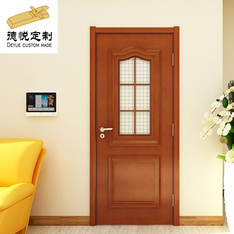 实木烤漆厨房门厂家可定做实木移门推拉门卫生间玻璃门