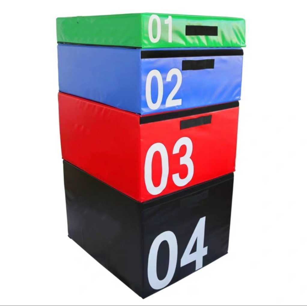 软式跳箱幼儿园跳箱健身房四级组合跳箱弹跳爆发力训