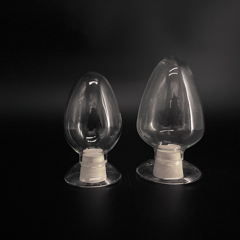 实验室玻璃三角种子瓶 500ml多规格含塞锥形种子瓶 鸡心瓶