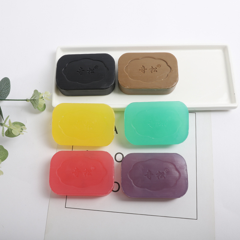 厂家oem定制水果香味机制透明皂香皂精油皂竹炭皂药皂洁面沐浴皂