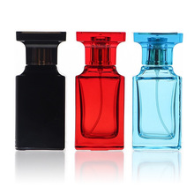 批发香水瓶50ml玻璃分装瓶方形香水灌装瓶化妆品玻璃瓶喷雾瓶