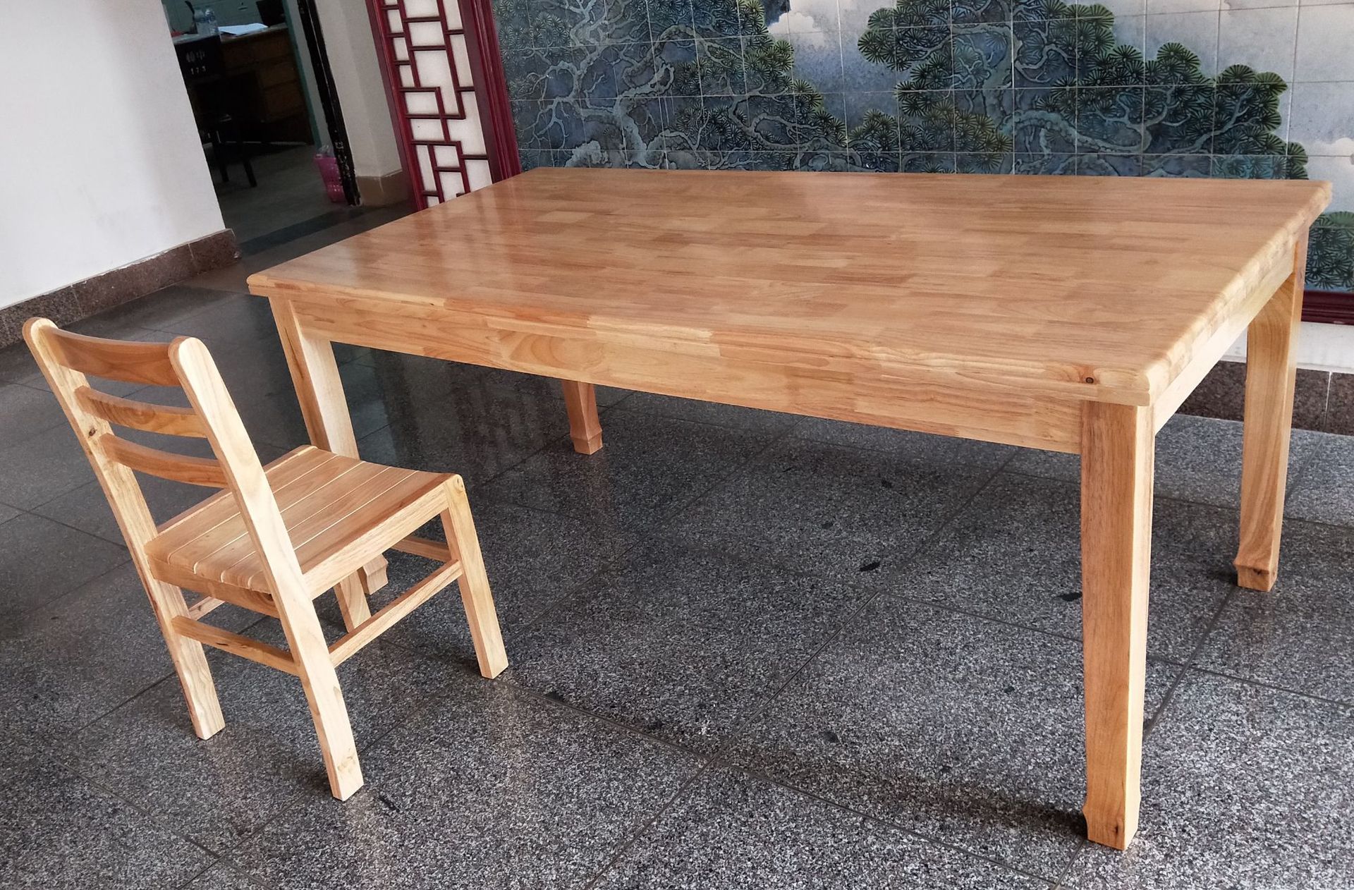 橡木阅览桌 实木阅览桌 图书馆家具源头厂家定制