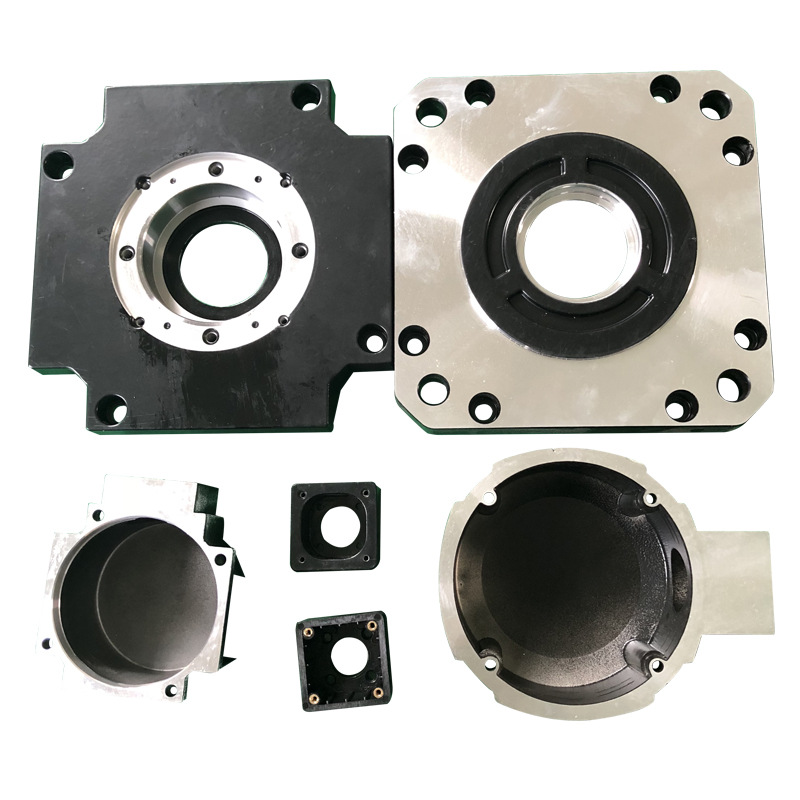 步进伺服电机端盖铝合金压铸精加工制作 支持来图定制
