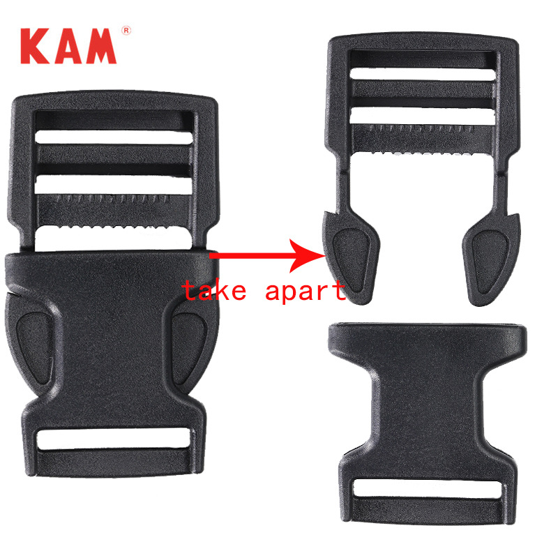 塑料插扣箱包配件书包插扣织带调节扣卡扣黑色插扣日子三档扣转钩