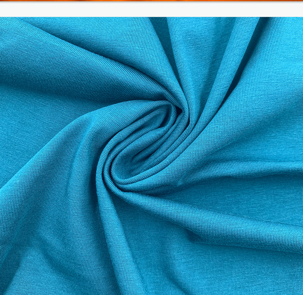 40s精梳棉氨纶170克弹力无尘奥代尔汗布t恤内衣短袖针织面料现货