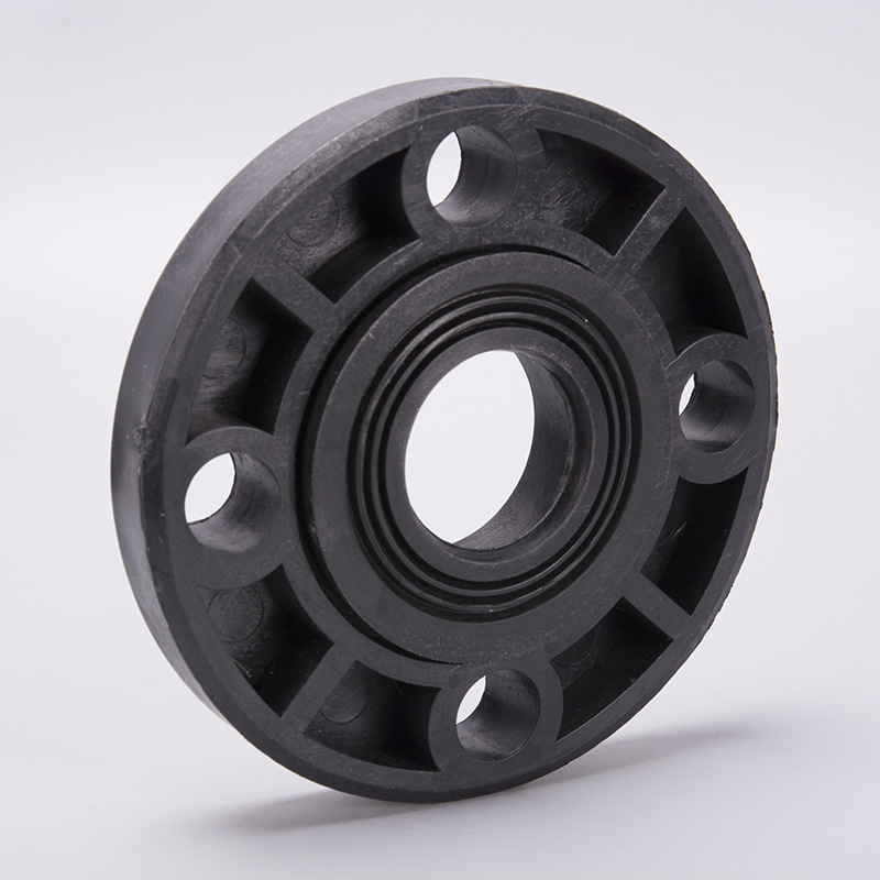 承插式pe法兰头40法兰套50热熔法兰心 63法兰盘 90管件110接头160-阿