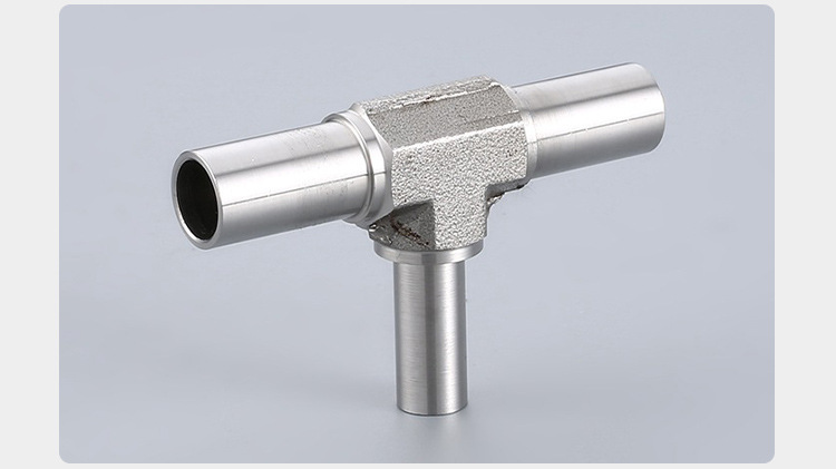 304 316l卡套三通中间接头 不锈钢接头 非标定制 不锈钢卡套接头